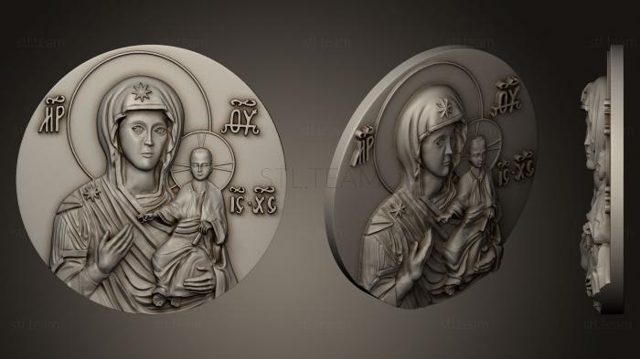 3D model Icon of Our Lady 2 (STL)